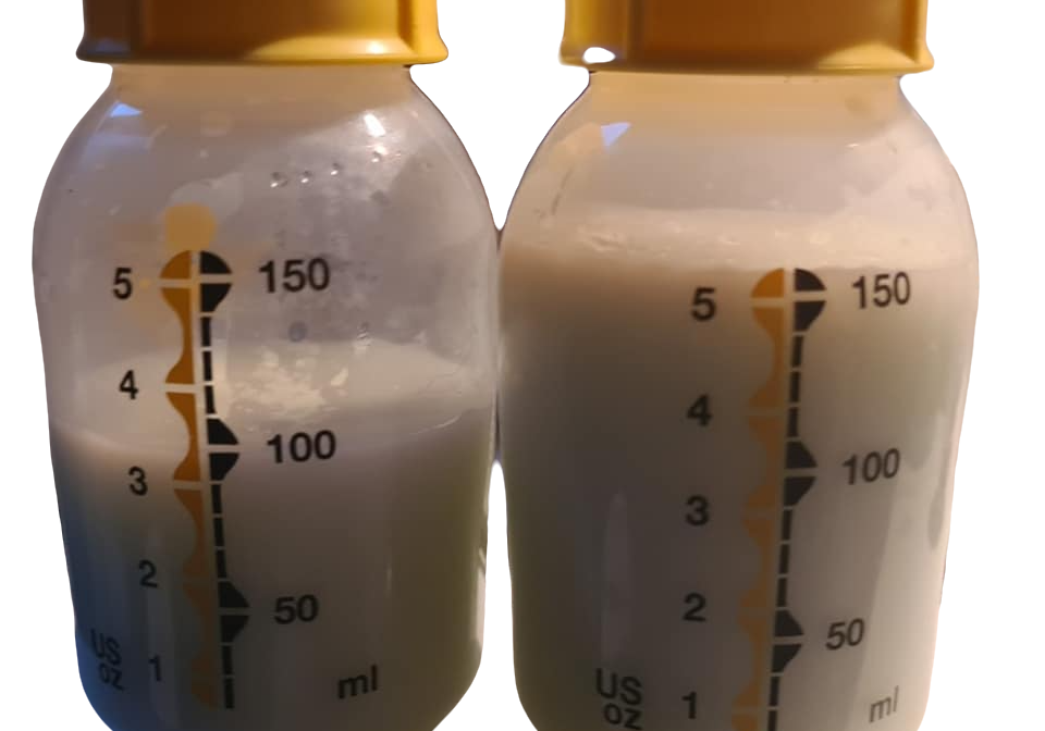 Quantité de lait différente